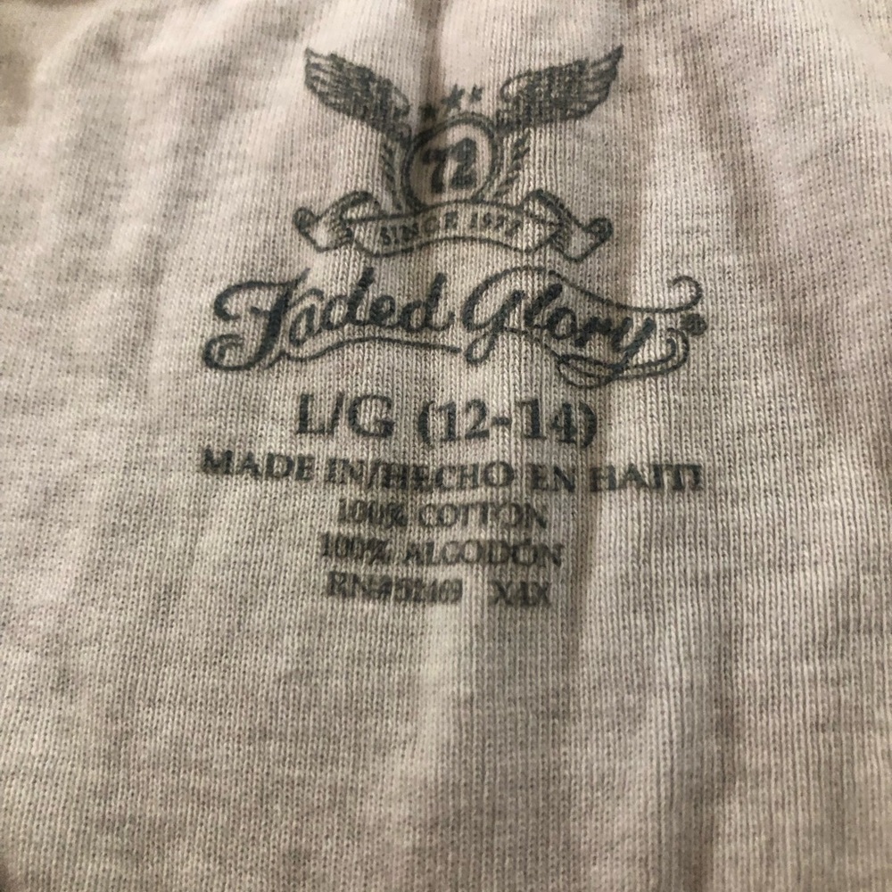 Gray shirt large